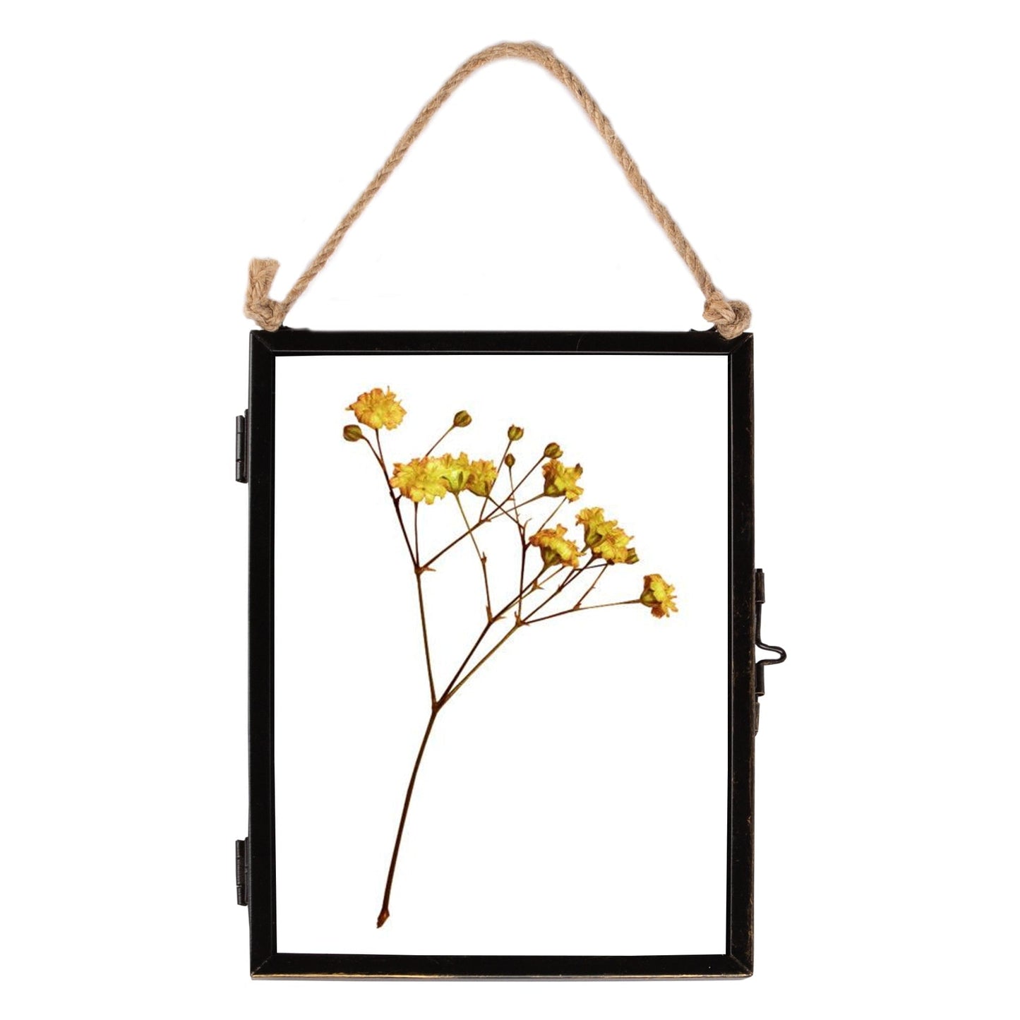 5 x 7 Black Hanging Metal Photo Frame
