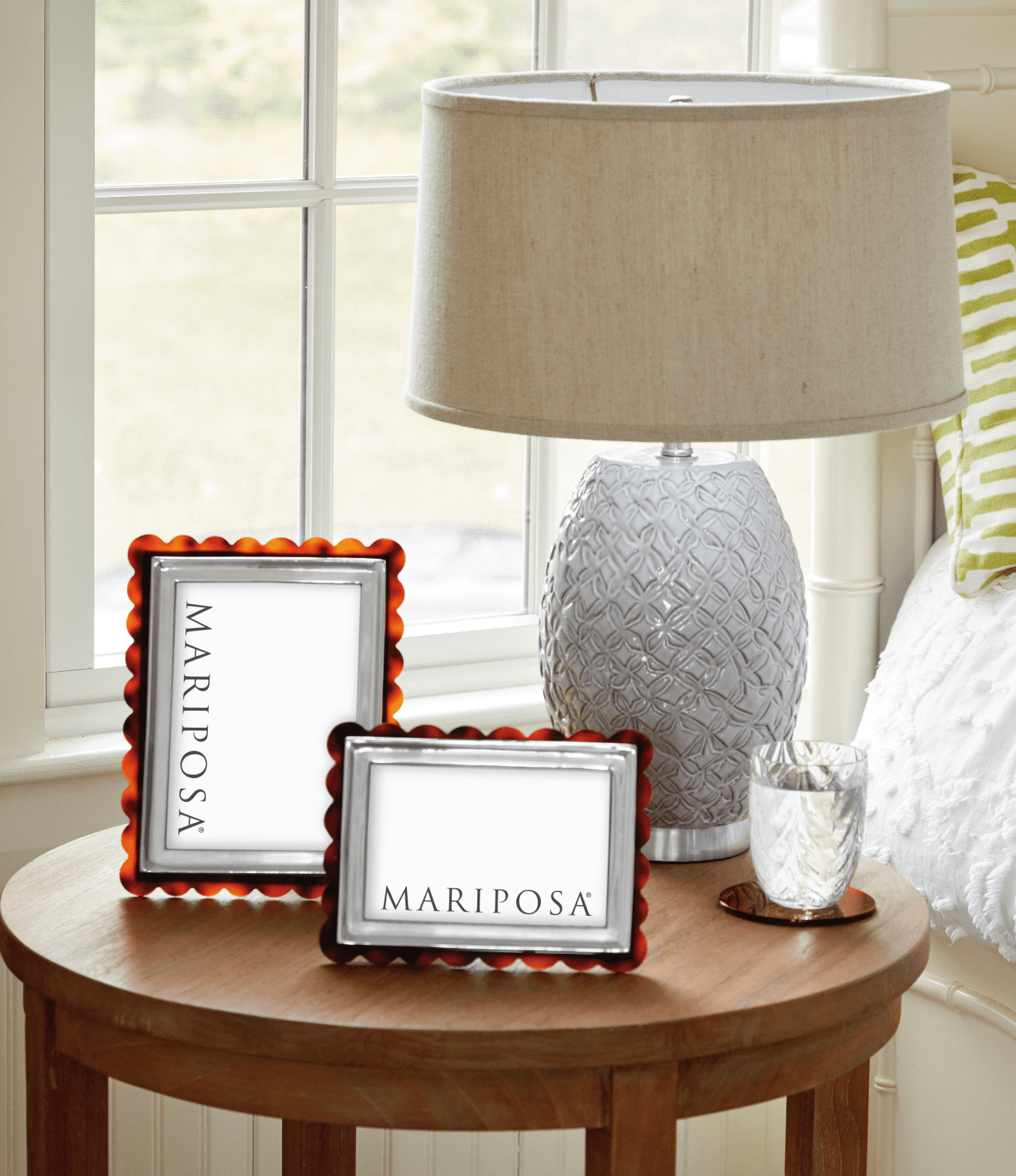 Tortoise Scallop Signature 4x6 Frame