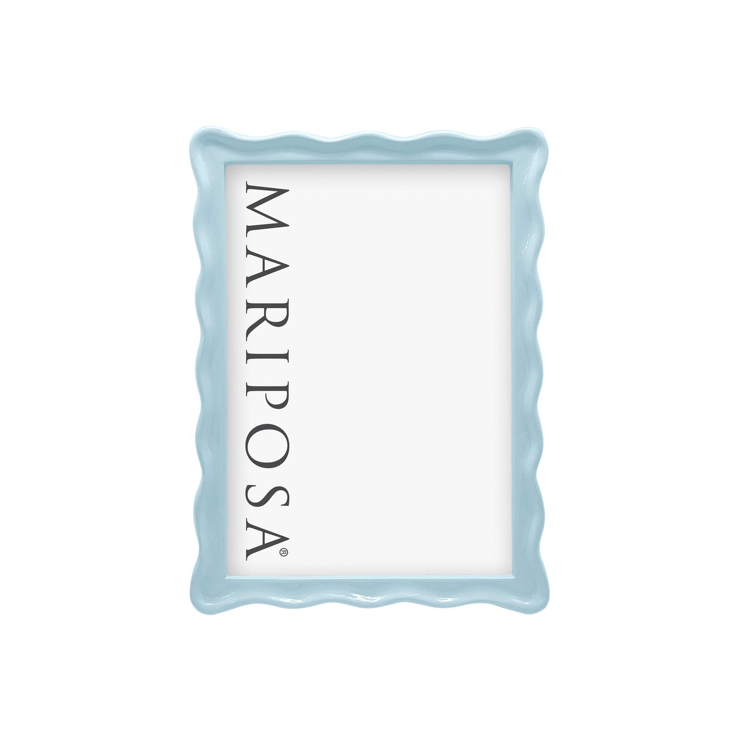 Wavy Dusty Blue 5x7 Frame