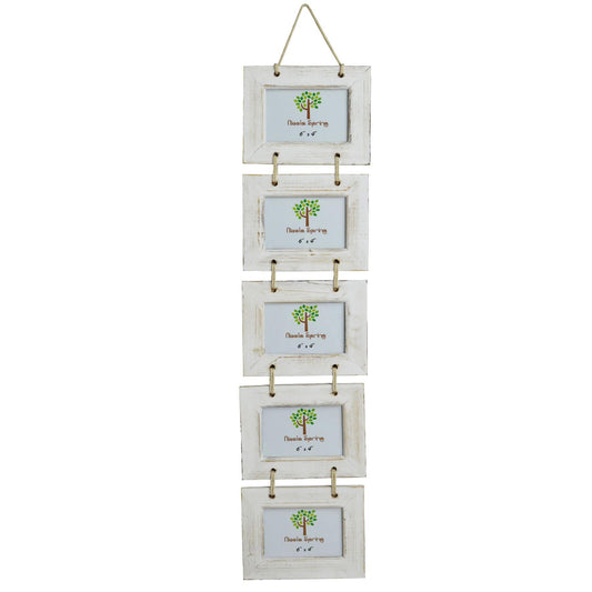 6 x 4 Wooden Hanging Multi Photo Frame