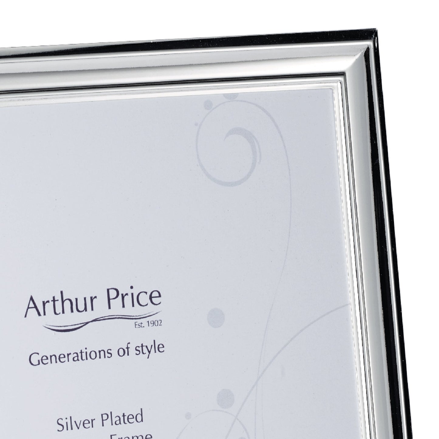Art Deco Photo Frame | Silver Plated | 10x8
