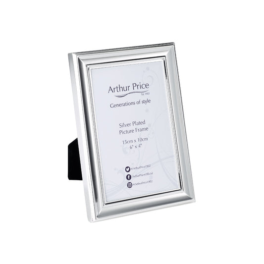 Art Deco Photo Frame | Silver Plated | 6x4