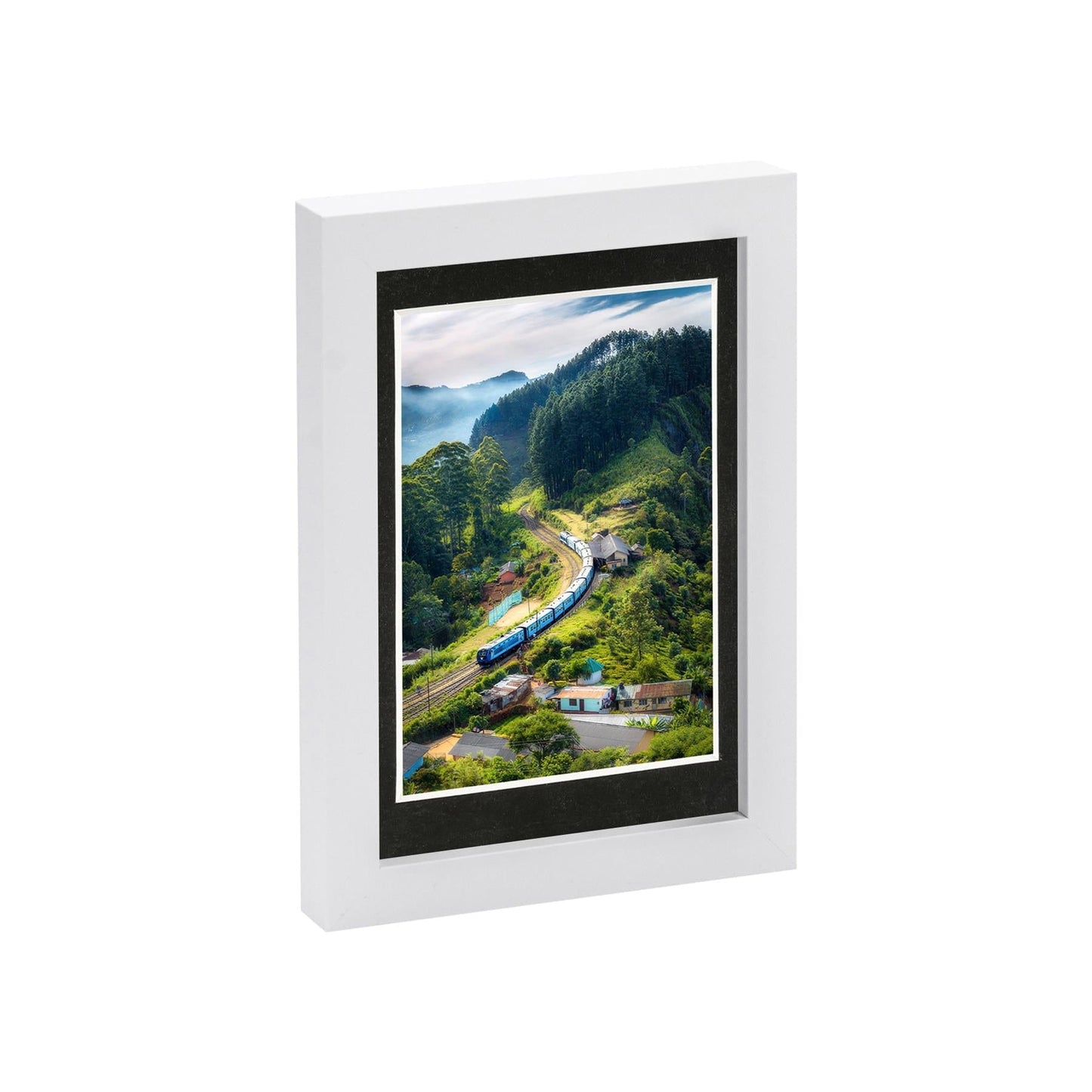 White 5 x 7 Photo Frame with 4 x 6 Mount